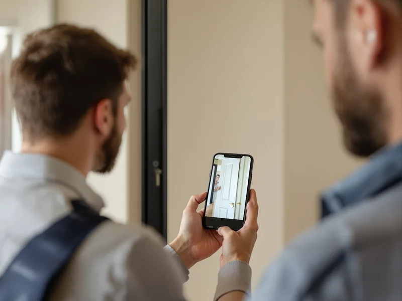 Diagnostic visio — montrez-nous votre porte à distance